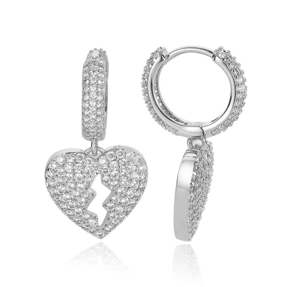 Broken Heart Earrings